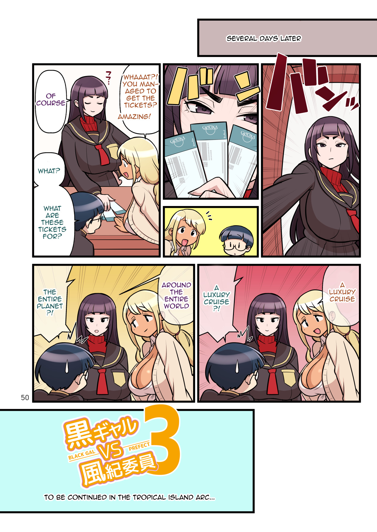 Hentai Manga Comic-Black Gal vs Prefect 2-Read-52